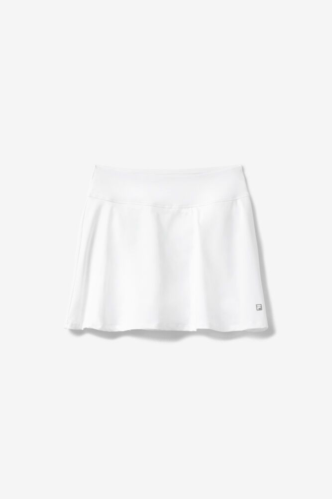 Fila Foundations Long Flirty Skirts White - Womens - 70143PYBA